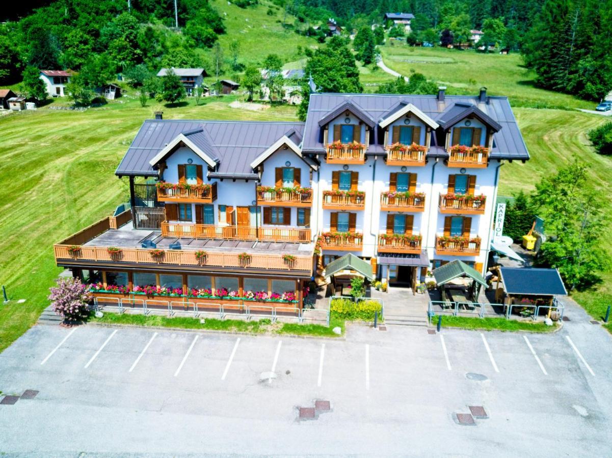 Kapriol Otel Castello Tesino Dış mekan fotoğraf